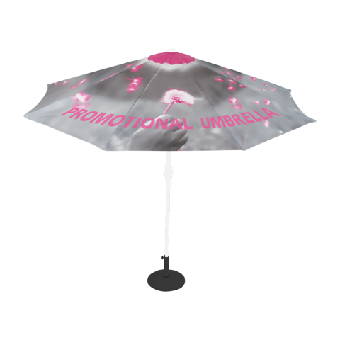 Round Promotional Umbrella (Optional Custom Graphic Kits)